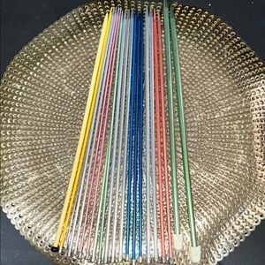 Colorful knitting needles Set various sizes